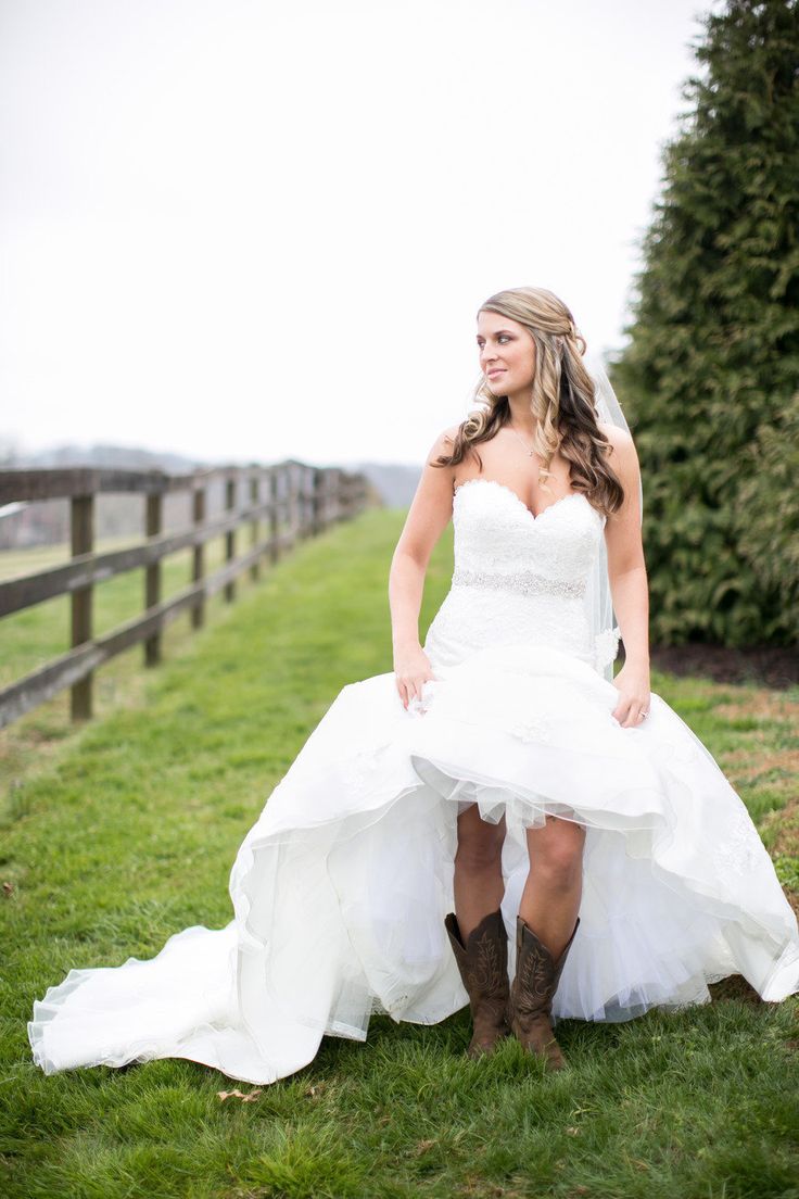 Wedding dresses to wear with cowboy boots best sale